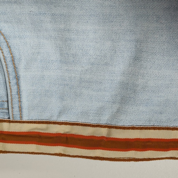 Veronica Beard Carolyn 10" Baby Boot Stripe Jeans 25 - Picture 7 of 13